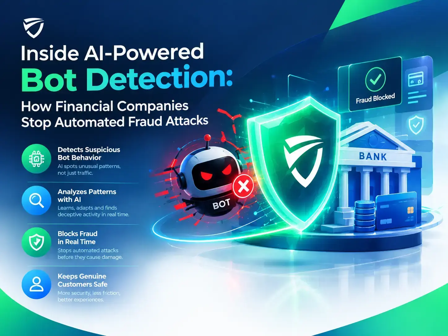 Real-time AI bot detection dashboard