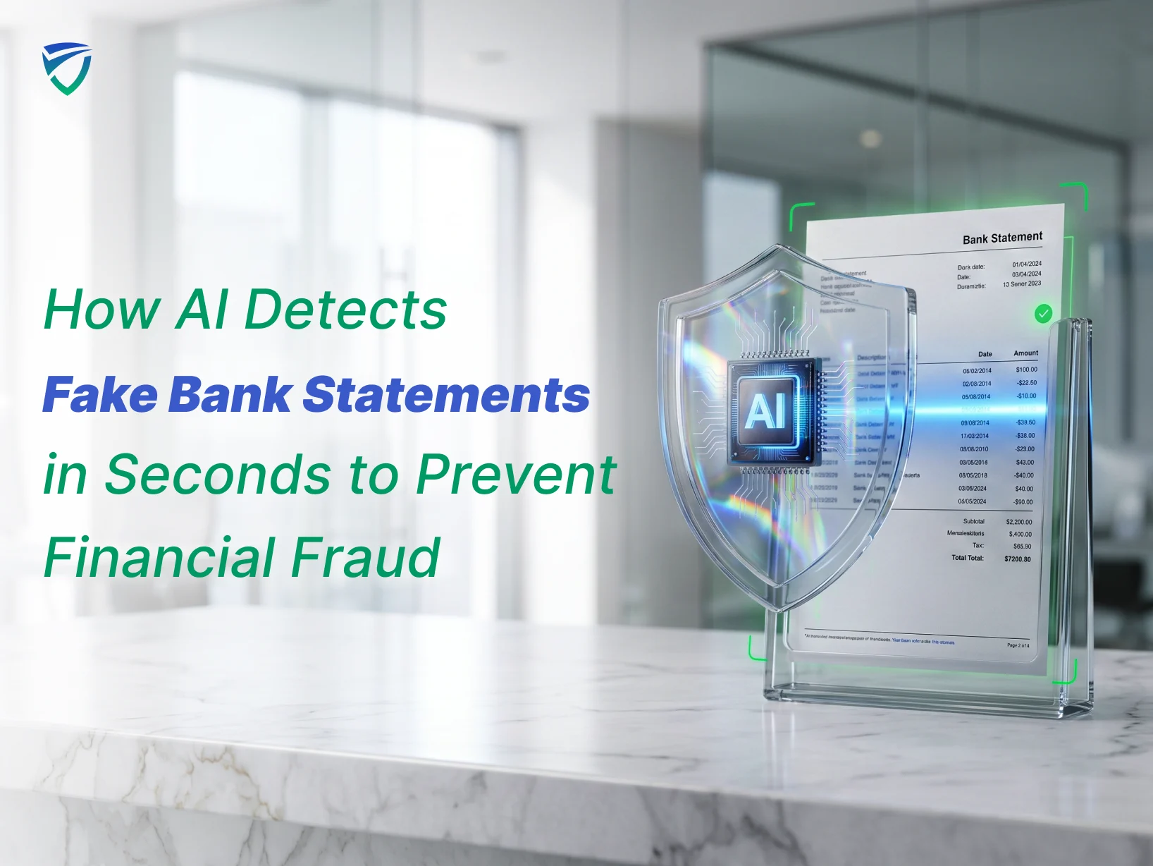 How AI Detects Fake Bank Statements in Seconds